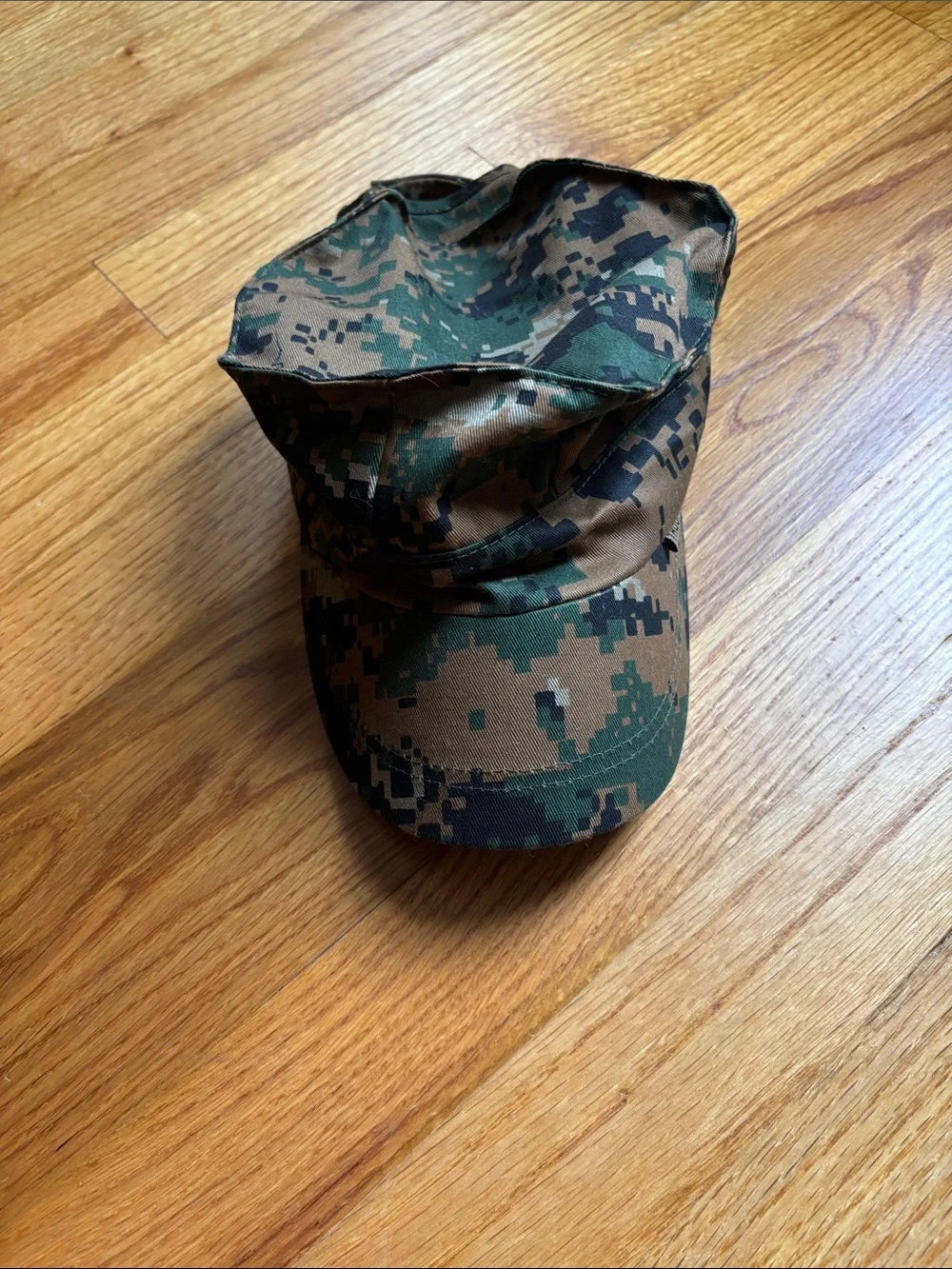 Kids Marine Corp Woodland Camouflage Military Costume Set - small (6-8)